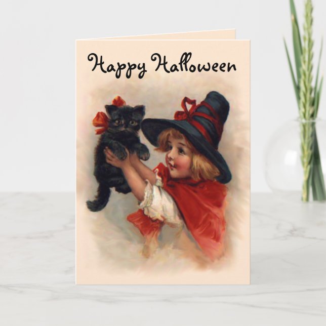 Cartão Little Witch Girl (Frente)