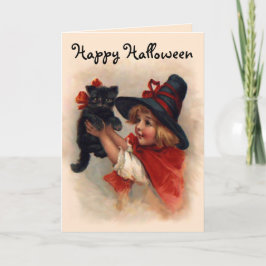 Cartão Little Witch Girl