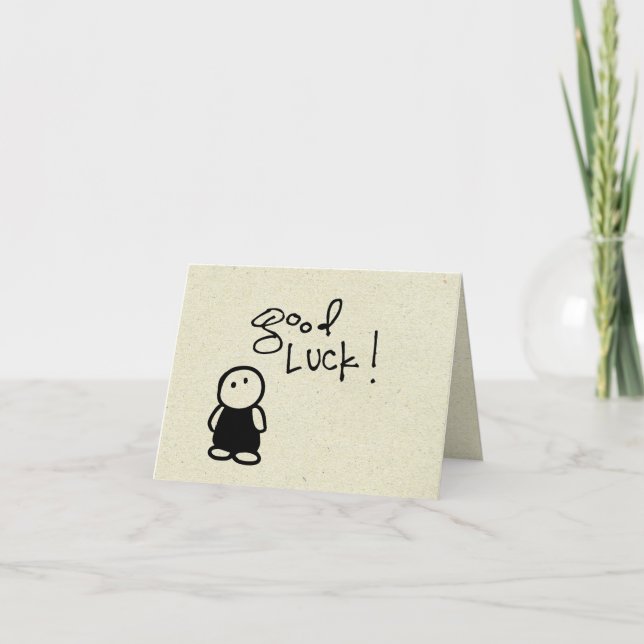 Cartão little wobblies good luck (Frente)