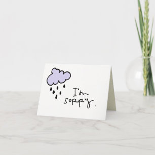Cartão little wobblies Im sorry