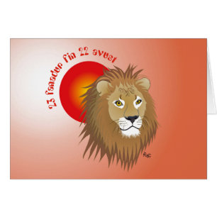 Cartão Liun 23 fanadur fin 22 avust Karte