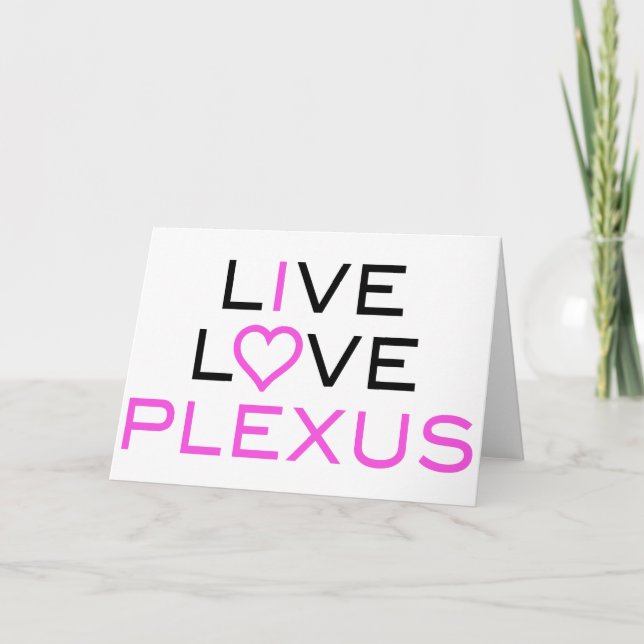 Cartão Live Love Plexus (Frente)