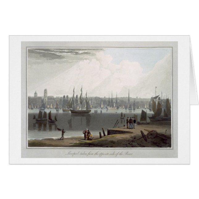 Cartão Liverpool, tomado do lado oposto do riv (Frente Horizontal)