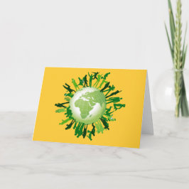 Cartão Living Green: Our Green Earth