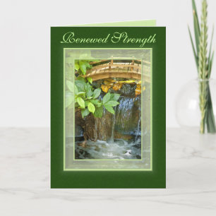 Cartão Living Water Get Well Card