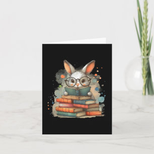 Cartão Livro de Coelho Fofo Presente de Páscoa Coelho de 