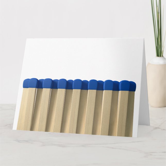 Cartão Livro De Fósforos Abertos (Frente)