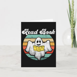 Cartão Livro de Leitura Fantasma Vintage