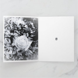 Cartão Livro de Visitas Rosa Monocromática para Casamento