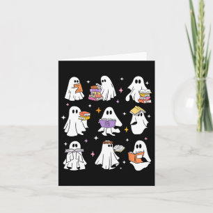Cartão Livro Fantástico Engraçado Lendo Livros De Hallowe