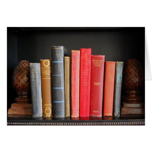 Cartão Livros clássicos (Frente Horizontal)