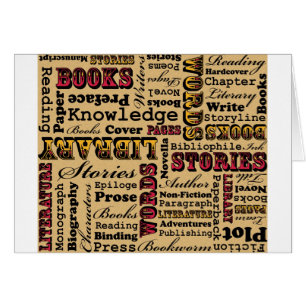 Cartão Livros dos livros dos livros!