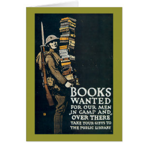 Cartão Livros queridos para nossos homens
