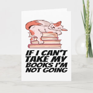 Cartão Livros - Se Não Posso Levar Meus Livros, Não Vou
