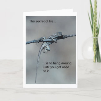 Cartão Lizard Birthday Card