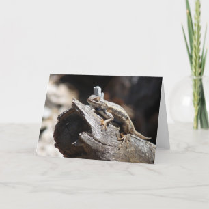Cartão Lizard Blank Note Card