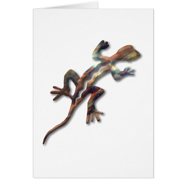 Cartão Lizard-cobre (Frente)