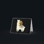 Cartão Llama Gift | Cute Llama & Sloth, Best Friends<br><div class="desc">Llama Gift | Cute Llama & Sloth,  Best Friends</div>