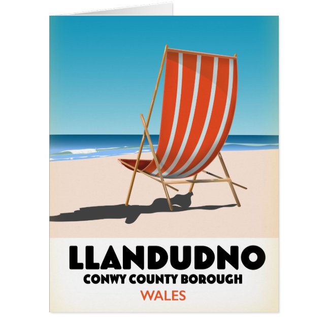 Cartão Llandudno Conway County Borough Wales (Frente)