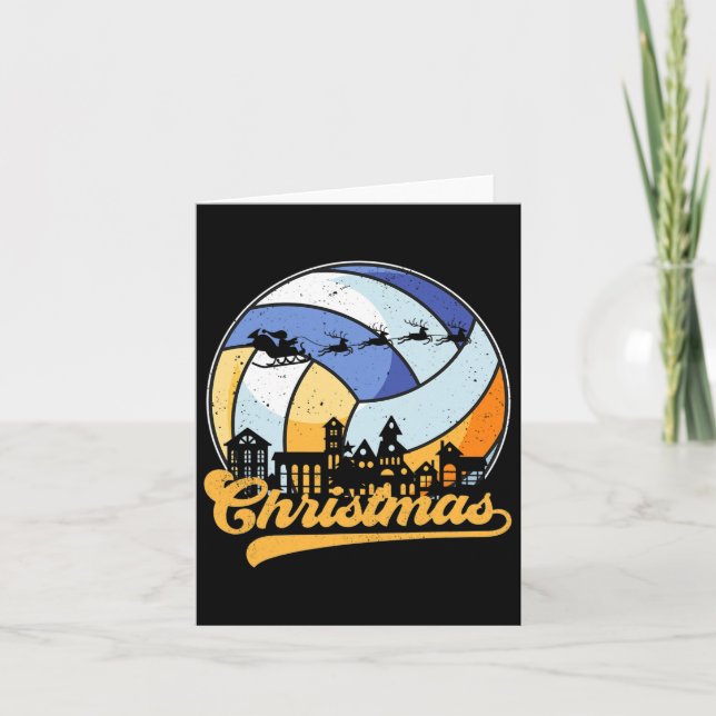 Cartão Lmko Voleibol Natal Pajama Merry Xmas Volley (Frente)