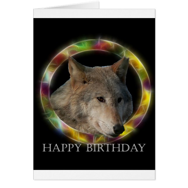 Cartão lobo (Frente)