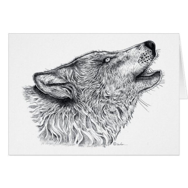 Cartão Lobo (Frente Horizontal)