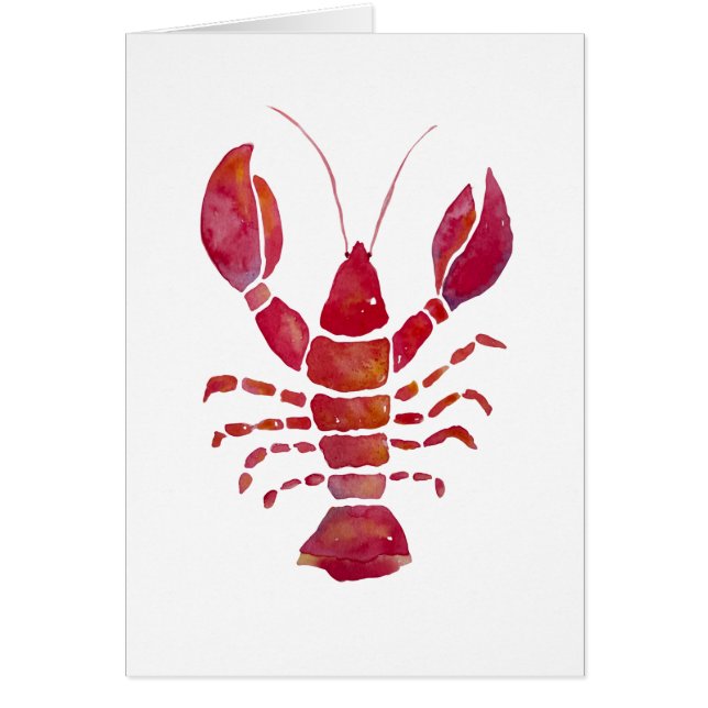 Cartão Lobster card (Frente)