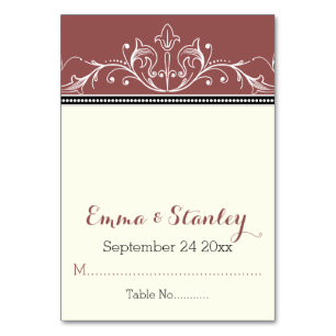 Cartão local de marsala, para fins ornamentais, pr