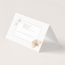 Cartão Local de Núm. de Casamento Elegância Costei