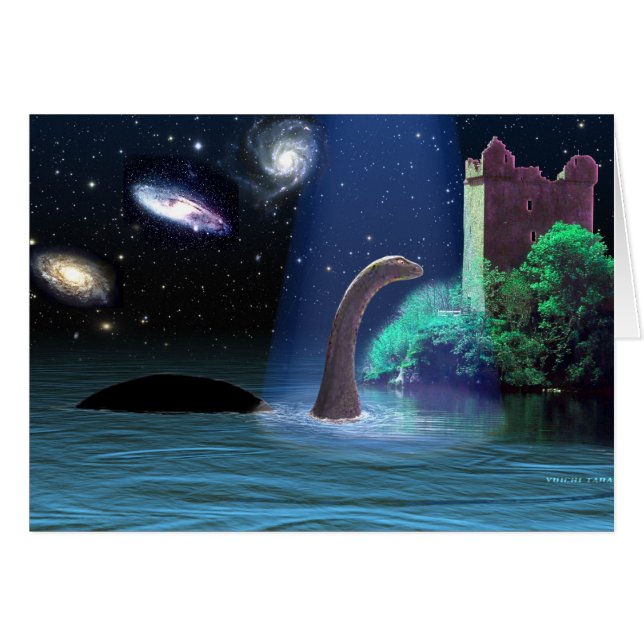 Cartão Loch Ness 2 (Frente Horizontal)