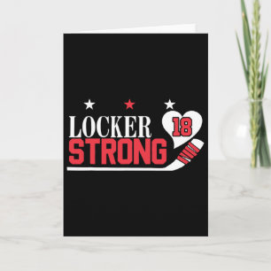 Cartão Locker Strong 18 Hóquei