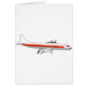 Cartão Lockheed Electra.L-188