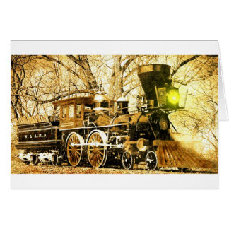 Cartão Locomotiva a vapor Geral