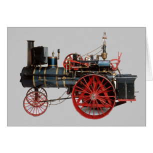 CARTÃO LOCOMOTIVA DE VAPOR DO VINTAGE