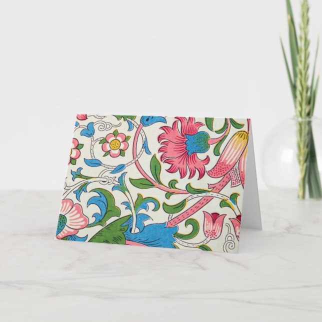 Cartão Lodden, William Morris (Frente)
