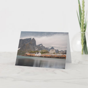 Cartão Lofoten Islands Norway