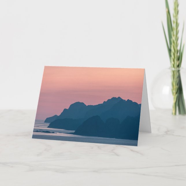 Cartão Lofoten Noruega (Frente)