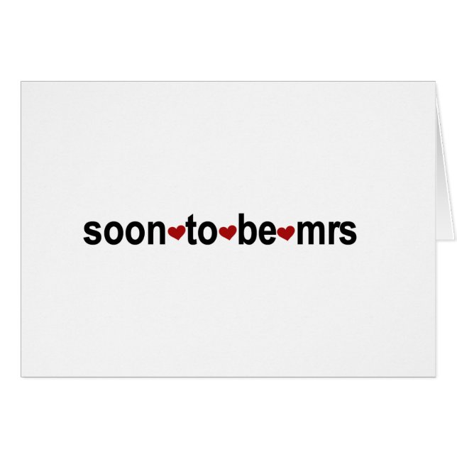 Cartão Logo para ser Sra. (Frente Horizontal)