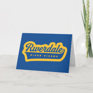Cartão Logo Riverdale River Vixens