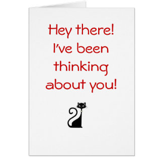 Cartão logocat04w10, eu tenho pensado sobre você!