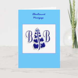 Cartão Logotipo BlueBonnet