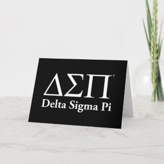 Cartão Logotipo Clássico Delta Sigma Pi