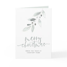 Logotipo da empresa Foliage moderna - Feliz Natal