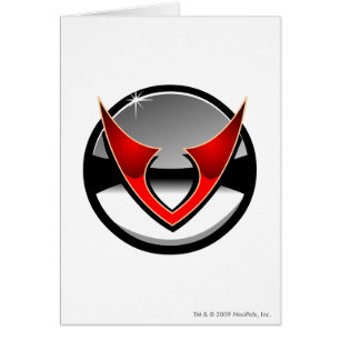 Cartão Logotipo da estação espacial de Virtupets da