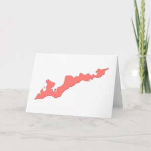 Cartão Logotipo da Ilha Fishers Notecard - Ilha Fishers, 