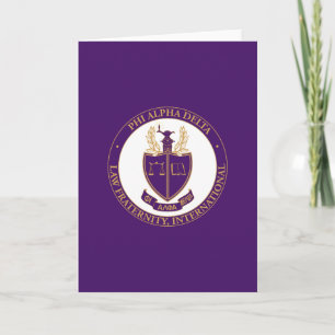 Cartão Logotipo da Phi Alpha Delta
