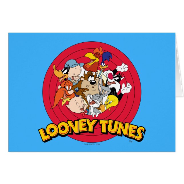 Cartão Logotipo de caractere LOONEY TUNES™ (Frente Horizontal)