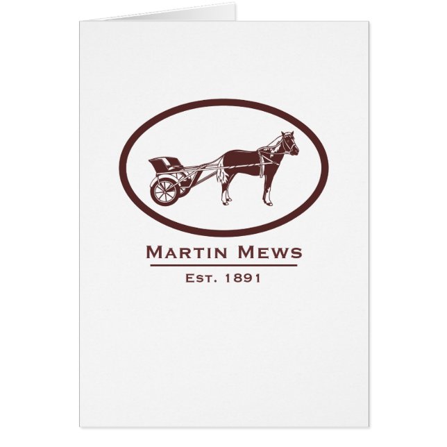 Cartão Logotipo de Cavalo e Bolsa (Frente)