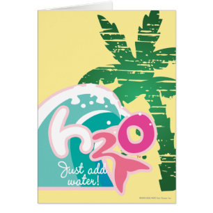 Cartão Logotipo de H2O