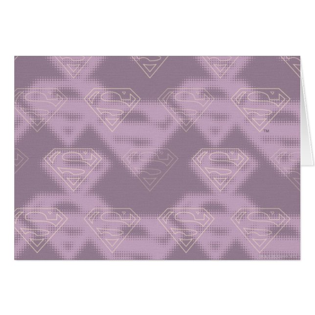 Cartão Logotipo de Halftone Puro da Supergirl (Frente Horizontal)